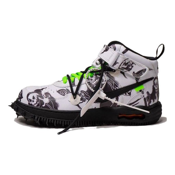 

Кроссовки x off-white air force 1 mid 'grim reaper' Nike, белый