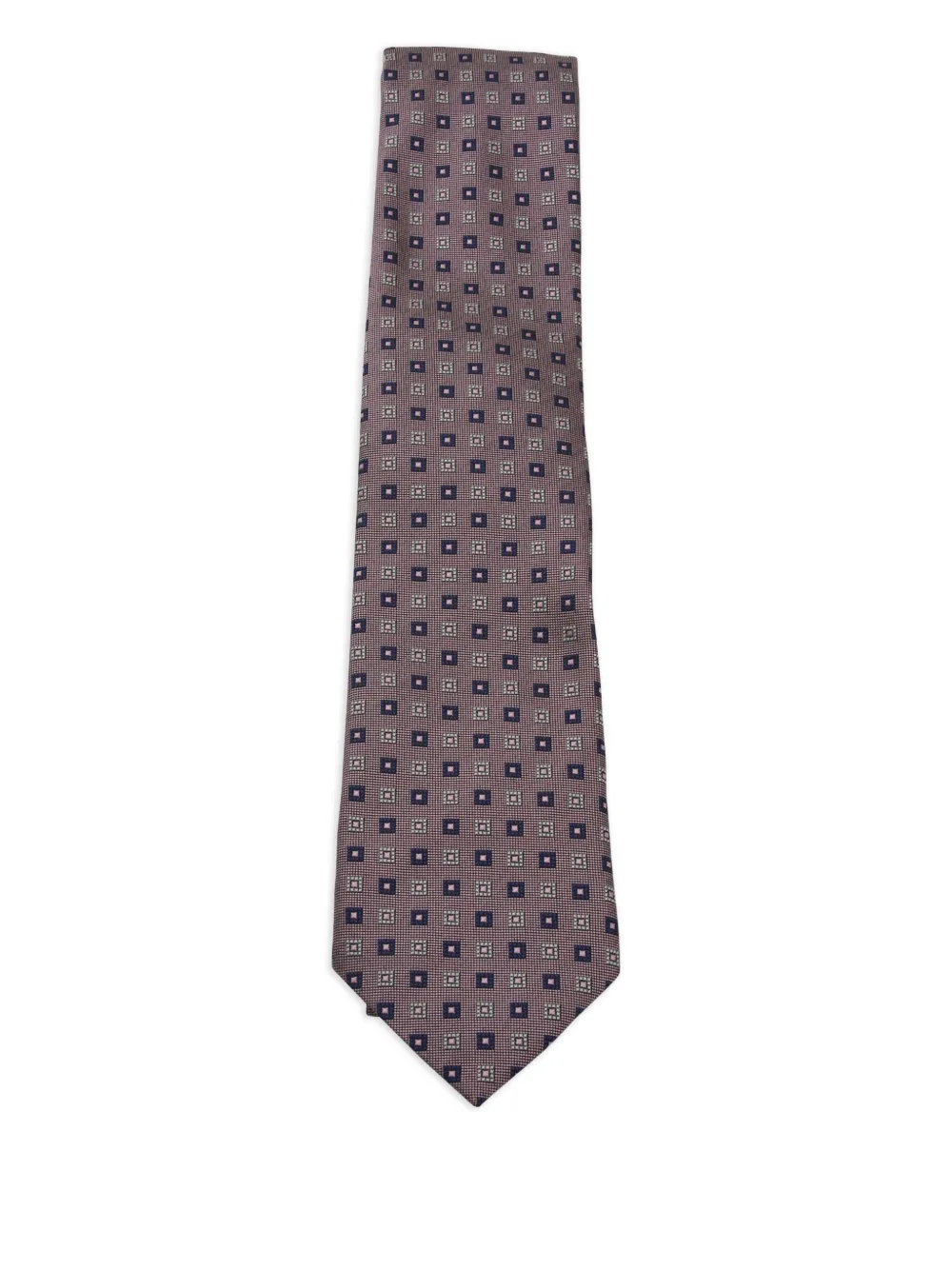 

Галстук с геометрическим узором Zegna