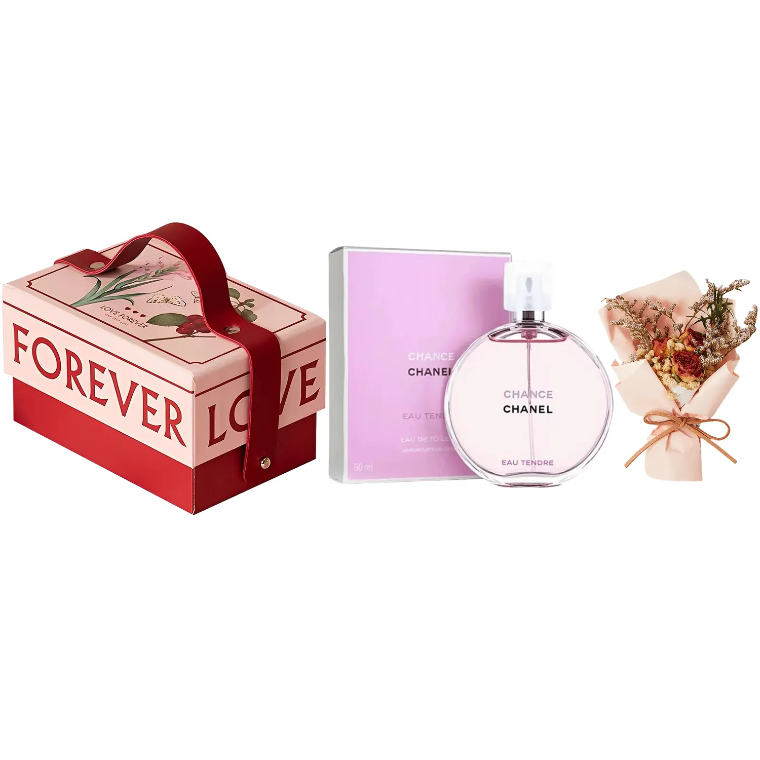 Подарочный набор парфюмерной вуали для волос Chanel Chance Eau Tendre Hair Mist, 35 мл — фото 2