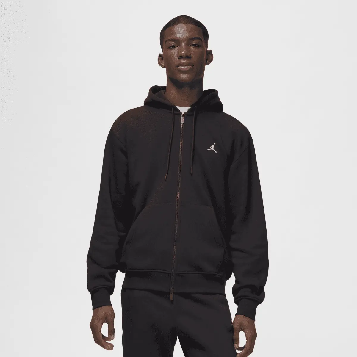 

Толстовка Jordan Brooklyn Fleece Full-Zip, черный