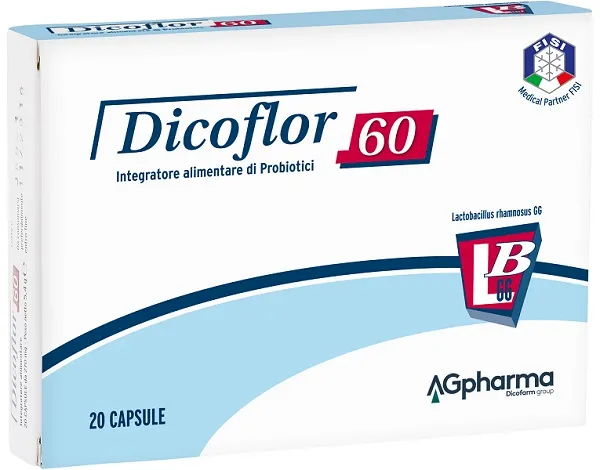 

Dicoflor 60 20 капсул Молочнокислая ферментная добавка