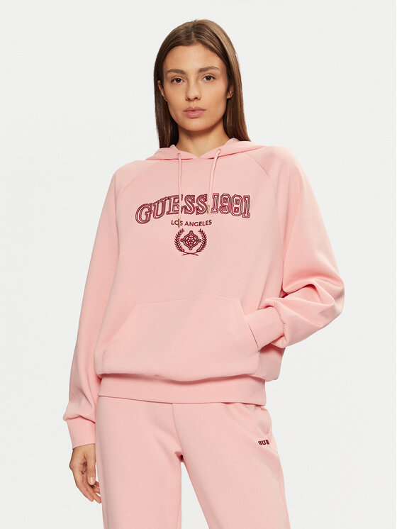 

Толстовка обычного кроя V5RQ02 KCLD1 Guess, розовый