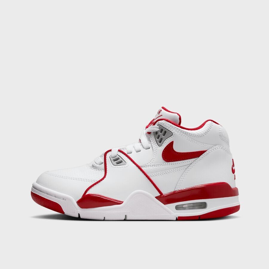 

Кроссовки Air Flight 89 (GS) NIKE, цвет white/varsity red-wolf grey