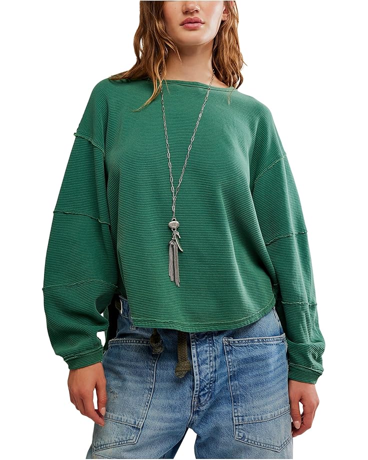 

Женская футболка Free People We The Free Total Eclipse, Pine Forest, Зеленый, Женская футболка Free People We The Free Total Eclipse, Pine Forest