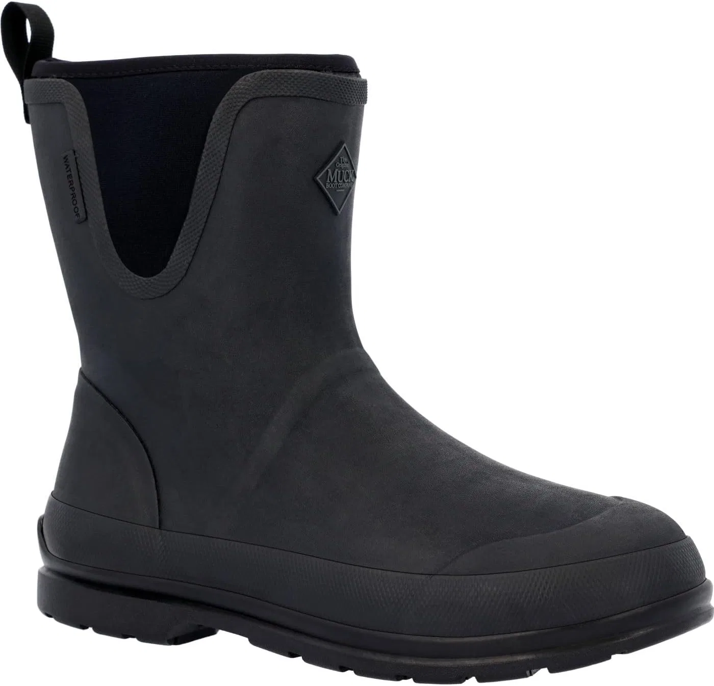 Мужские резиновые ботинки Muck Boot Slip On Mid Wellington Boots Muck Boots, Black
