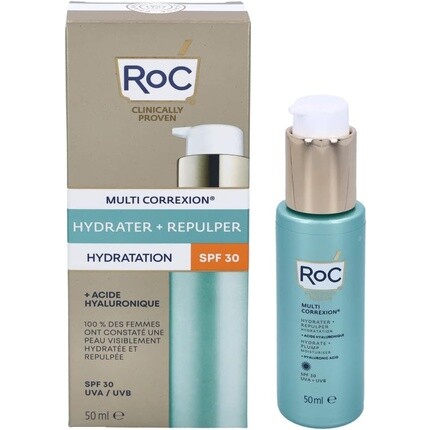 

Увлажняющий крем Hydrate Plump с гиалуроновой кислотой Spf30 50 мл, Roc