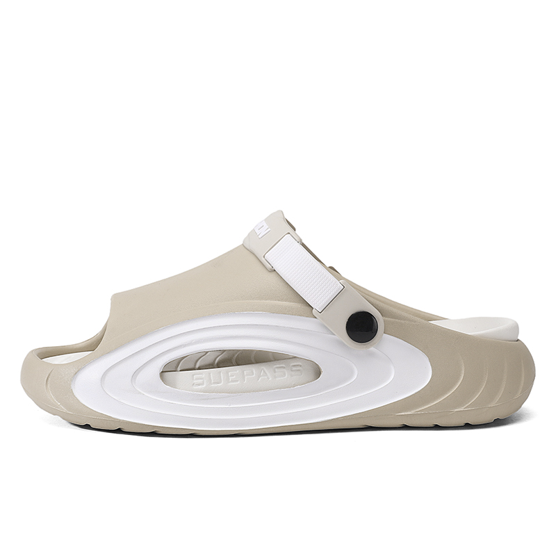 

Jinho Пляжные сандалии мужские черные/хаки/зеленые — белые хаки, цвет White Khaki