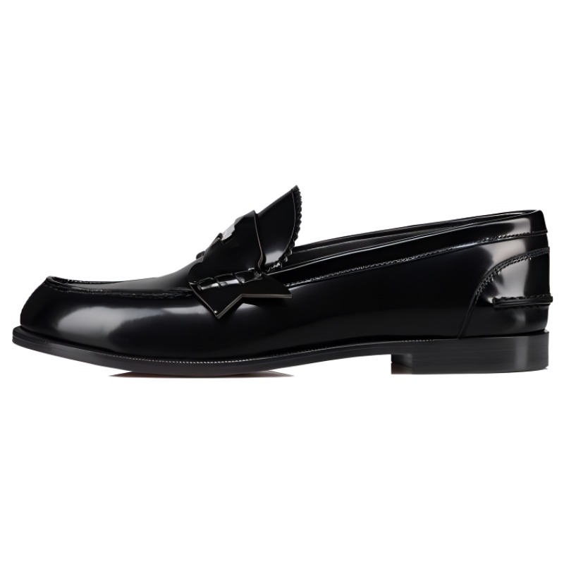 CL LUBOTING Лоферы женские черные Christian Louboutin
