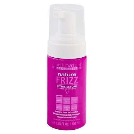 

Abril et Nature Frizz Intensive Foam Moisturizing Hair Mask 100 мл - Веганская кератиновая муссовая текстура - Контроль завивания волос Abril Et Nature