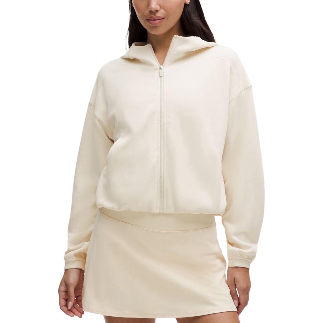 

Lululemon Женское укороченное пальто Softstreme, Light Ivory White/LTIV