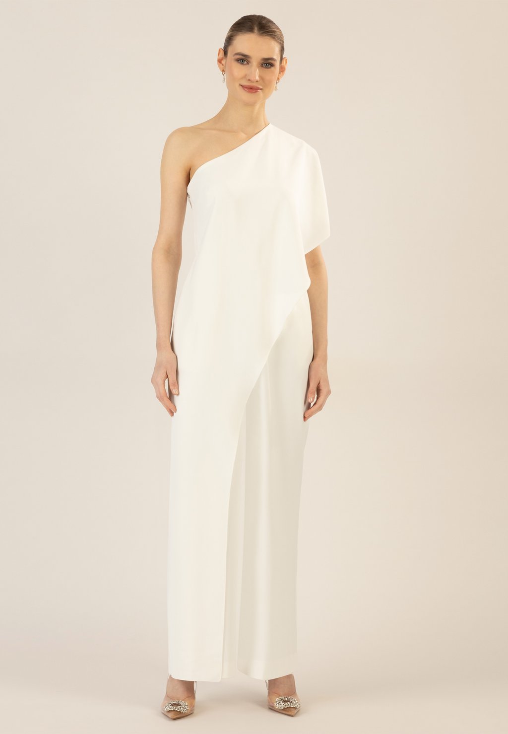 

Комбинезон ONE-SHOULDER OVERALL Apart, белый