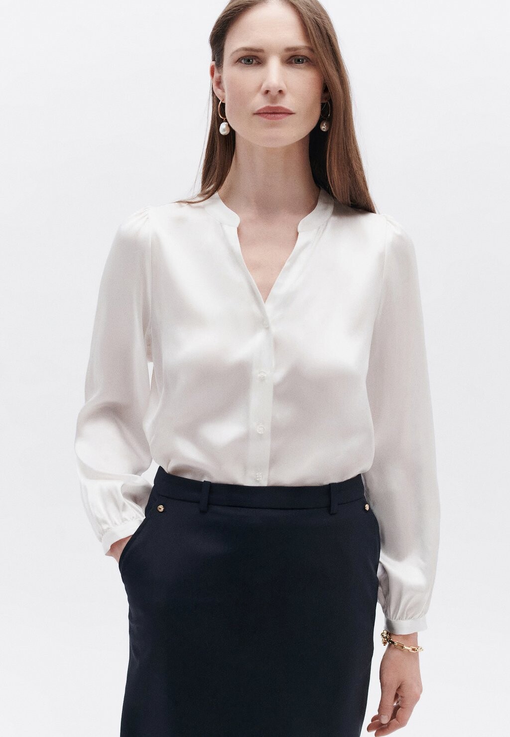 

Рубашка French Brand Fashion Elegant Caroll, слоновая кость