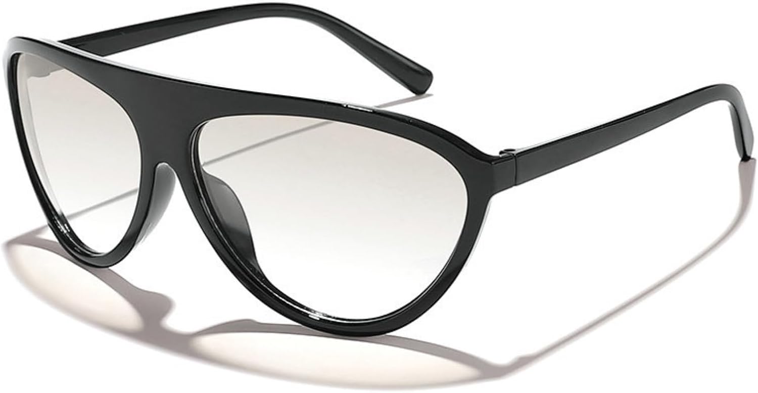 

Солнцезащитные очки Willochra Retro Oversized Pilot для женщин и мужчин, модные большие цельные солнцезащитные очки в винтажном стиле с защитой от УФ-излучения UV400, C7