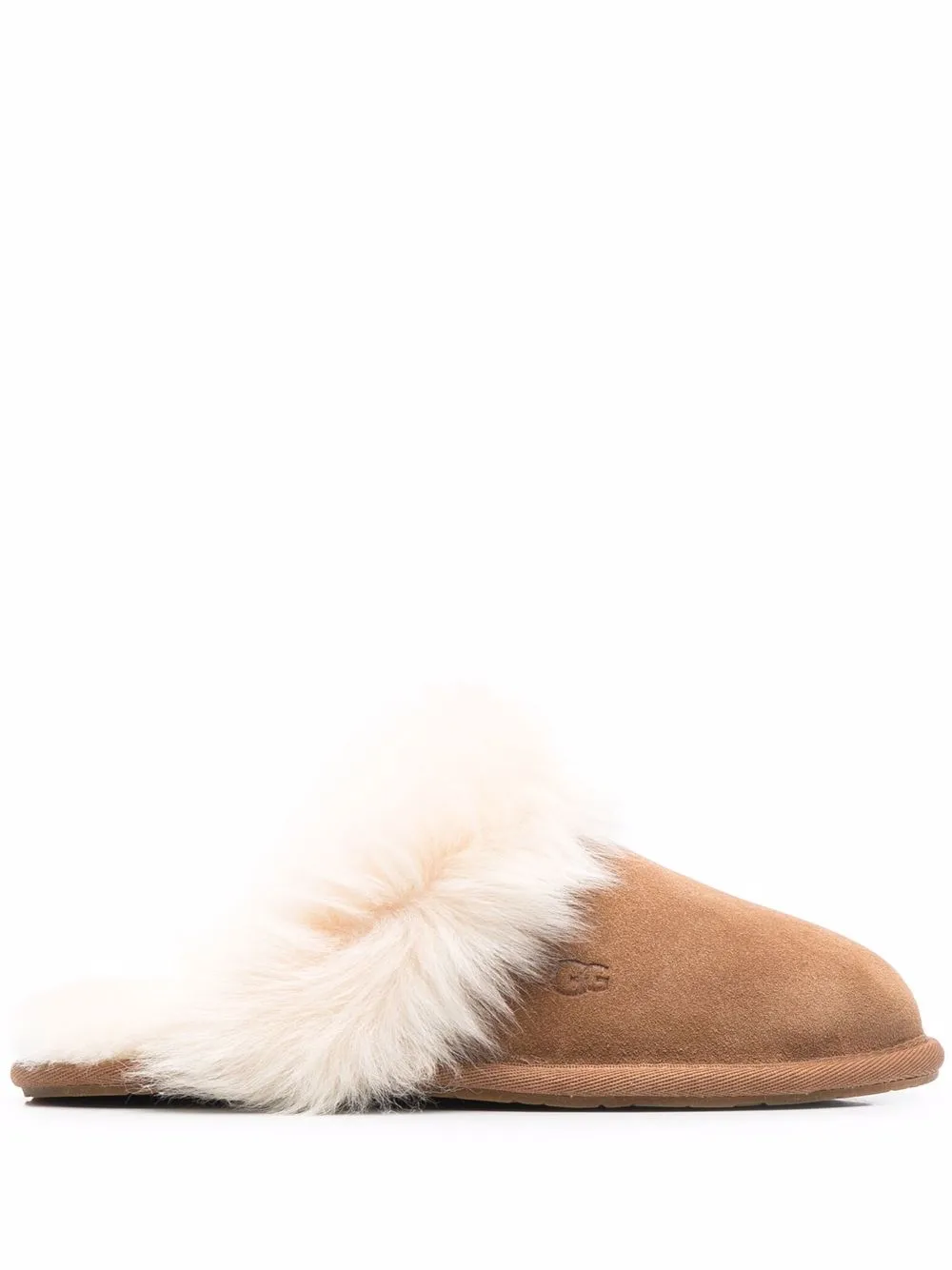 Слиперы Scuff Sis с мехом UGG, коричневый