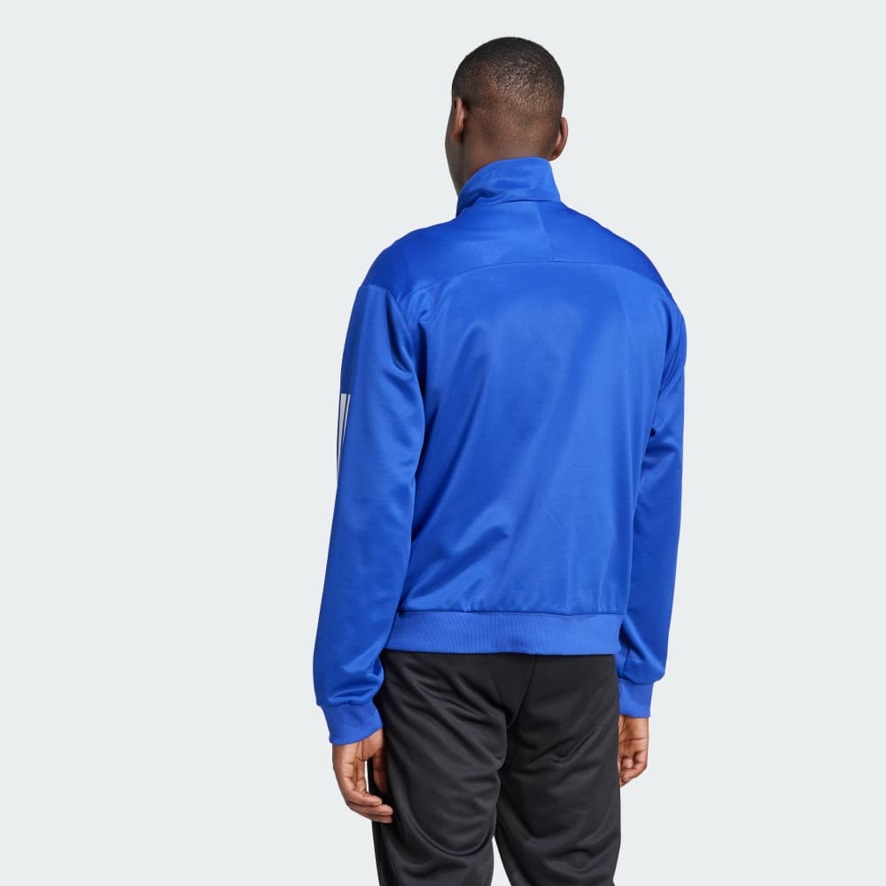 Спортивный костюм Adidas House of Tiro Nations Pack Track Top, цвет Semi Lucid Blue/Pure Ruby/White — фото 2