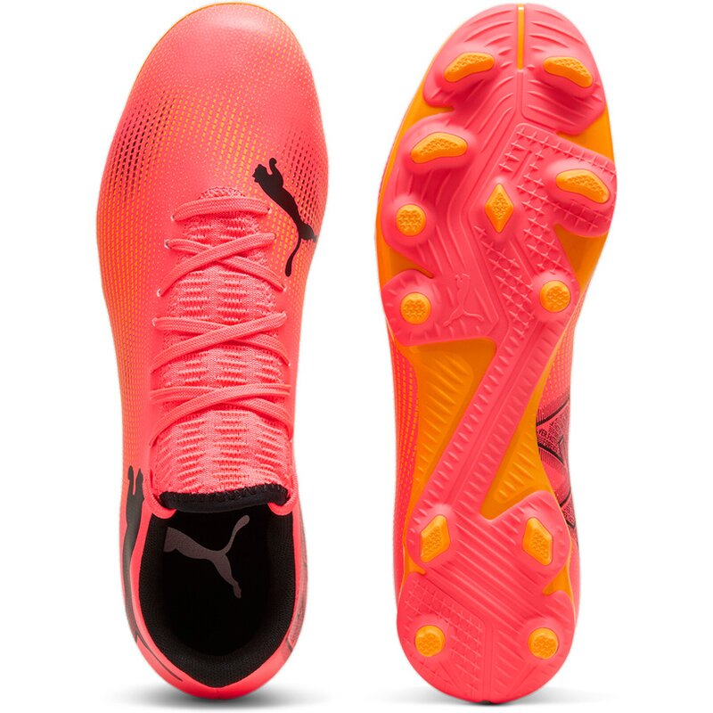 Футбольные бутсы для газона Future 7 Play FG/AG Puma, черный — фото 2