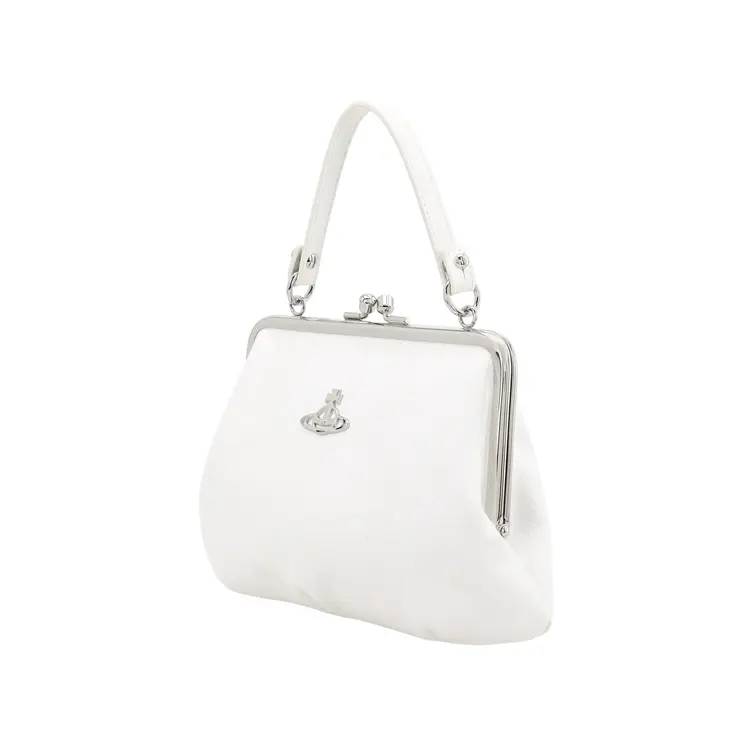 Vivienne Westwood Сумка через плечо Granny Frame из искусственной кожи, кроссбоди, женская классическая белая — фото 4