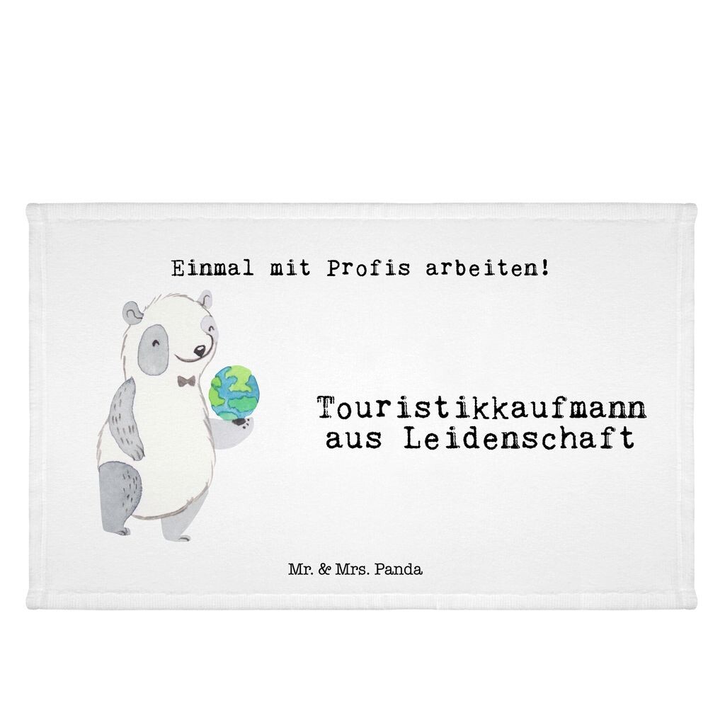 

Полотенце для гостей Mr. & Mrs. Panda Tourism Merchant Passion — белое — подарок, коллеге, коллеге по работе, дорожное полотенце, компания, гостевое полотенце, спортивное полотенце, махровая ткань, белый