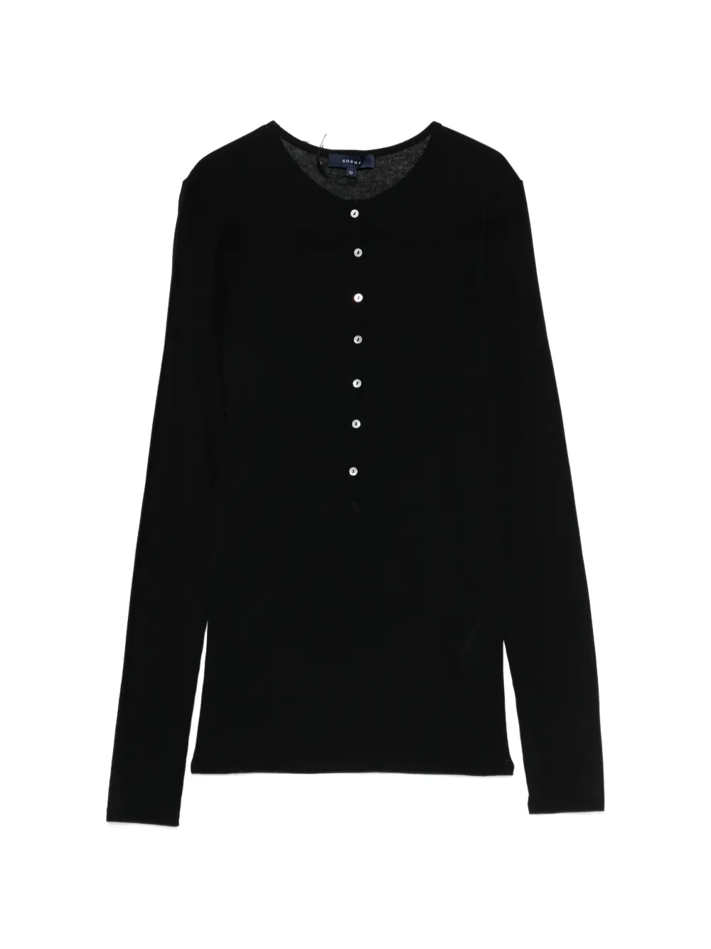 

Застегивающаяся рубашка Isabella Soeur, черный