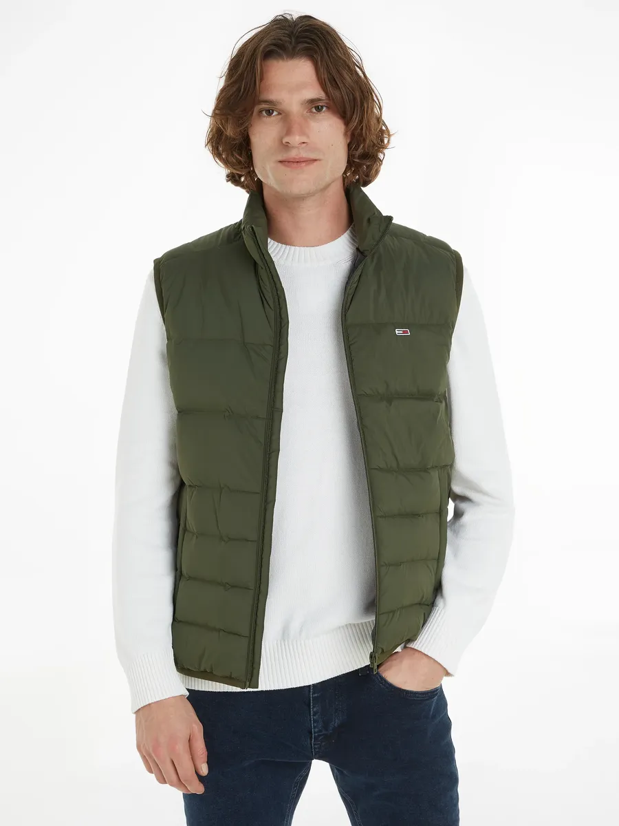 

Стеганый жилет Tommy Jeans "TJM LIGHT DOWN VEST", с вышивкой логотипа, зеленый