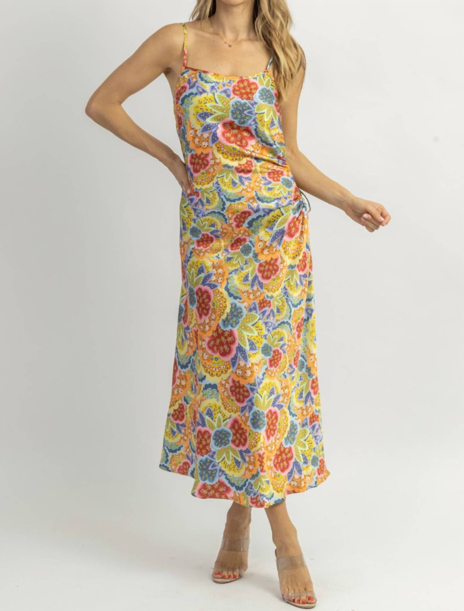 

Платье Mesmerize с завязками по бокам желтого цвета DRESS FORUM