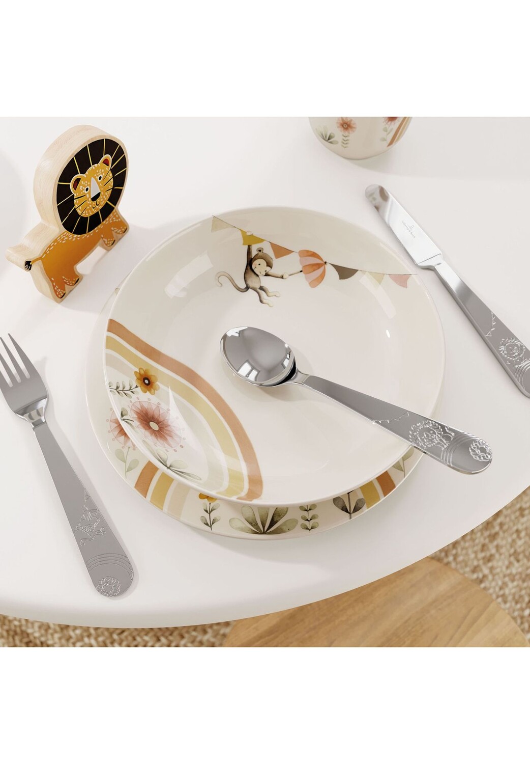 

Детская суповая тарелка Рык как лев Villeroy & Boch, красный
