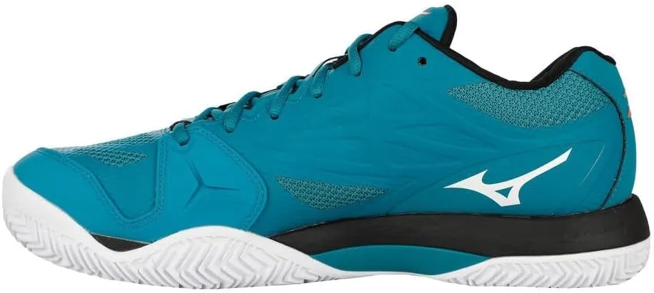 Мужские теннисные кроссовки Mizuno Wave Intense Tour 5 CC, белый/черный/синий