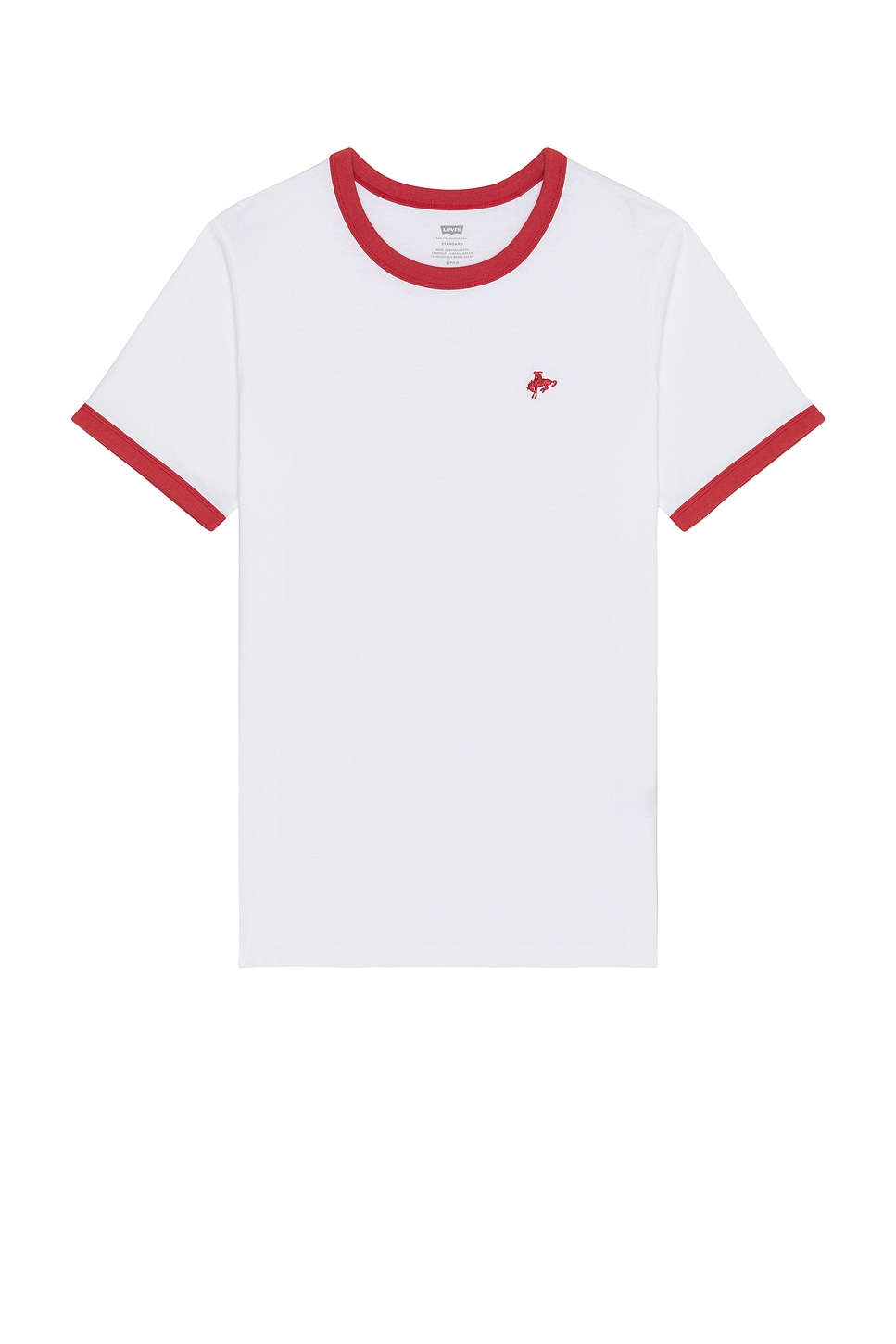 

Ретро футболка с контрастной окантовкой Levi'S, Bright White