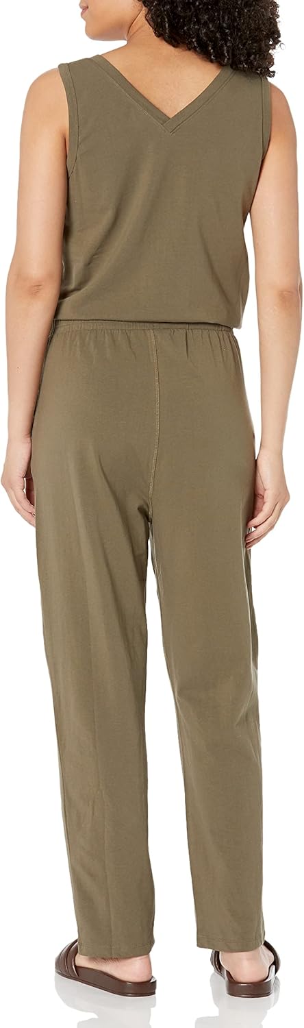 Женский свободный комбинезон Calvin Klein с логотипом и шнурком, Caper — фото 2
