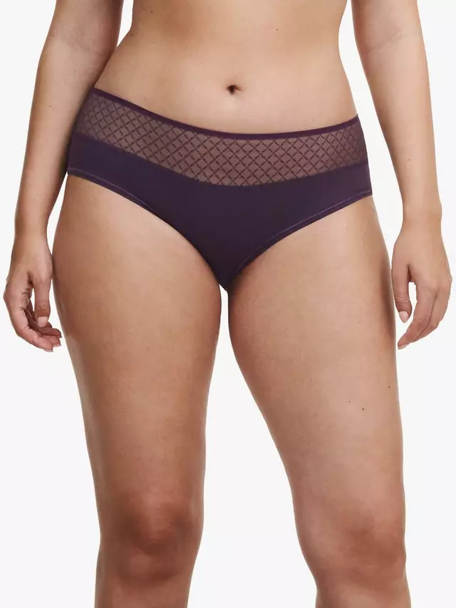 

Трусики Chantelle Norah Chic Soft Feel Shorty, цвет aubergine