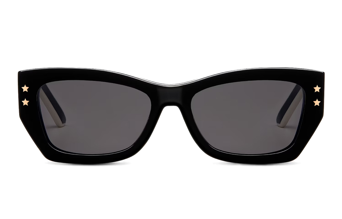 Солнцезащитные очки DIOR Pacific S2U, прямоугольные, женские, черные — фото 3