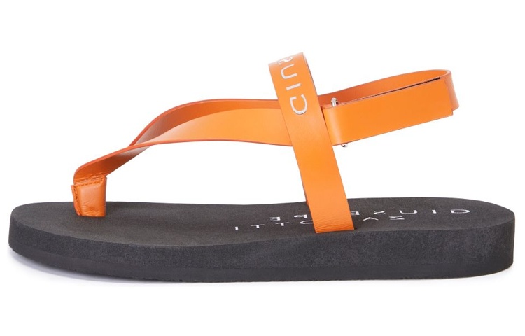 

Кожаные сандалии с тиснением логотипа Khais Giuseppe Zanotti