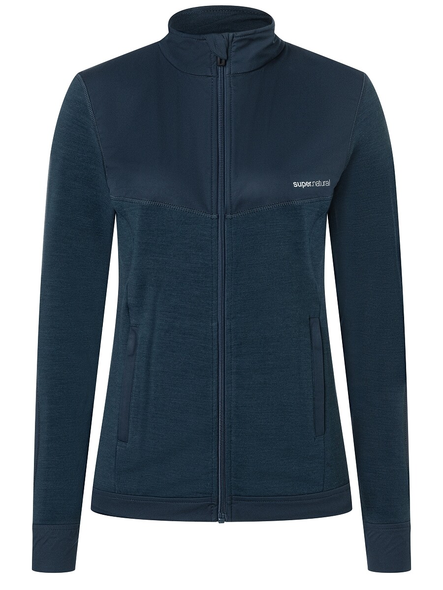 

Куртка софтшелл super.natural Merino Jacke, синий