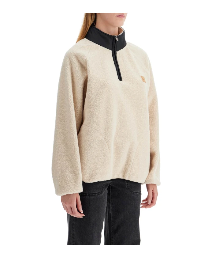 

Уютная флисовая толстовка в островном стиле A.P.C., бежевый