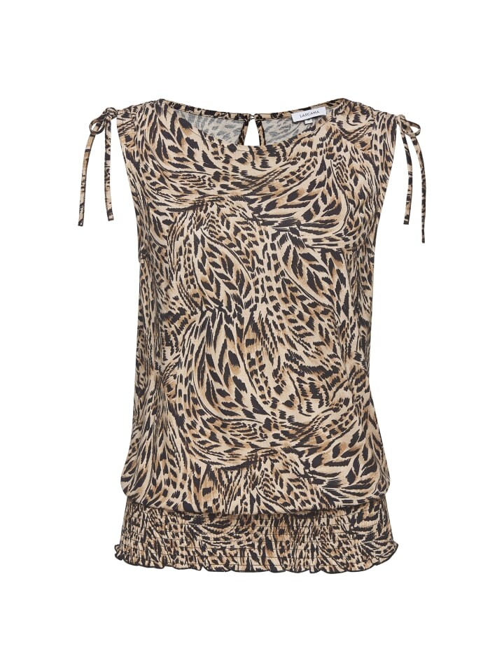 

Топ Buffalo Shirt, цвет beige-jeansblau bedruckt