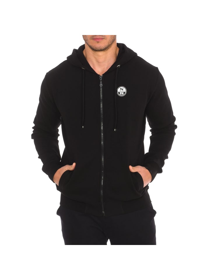 

Толстовка с капюшоном North Sails, черный