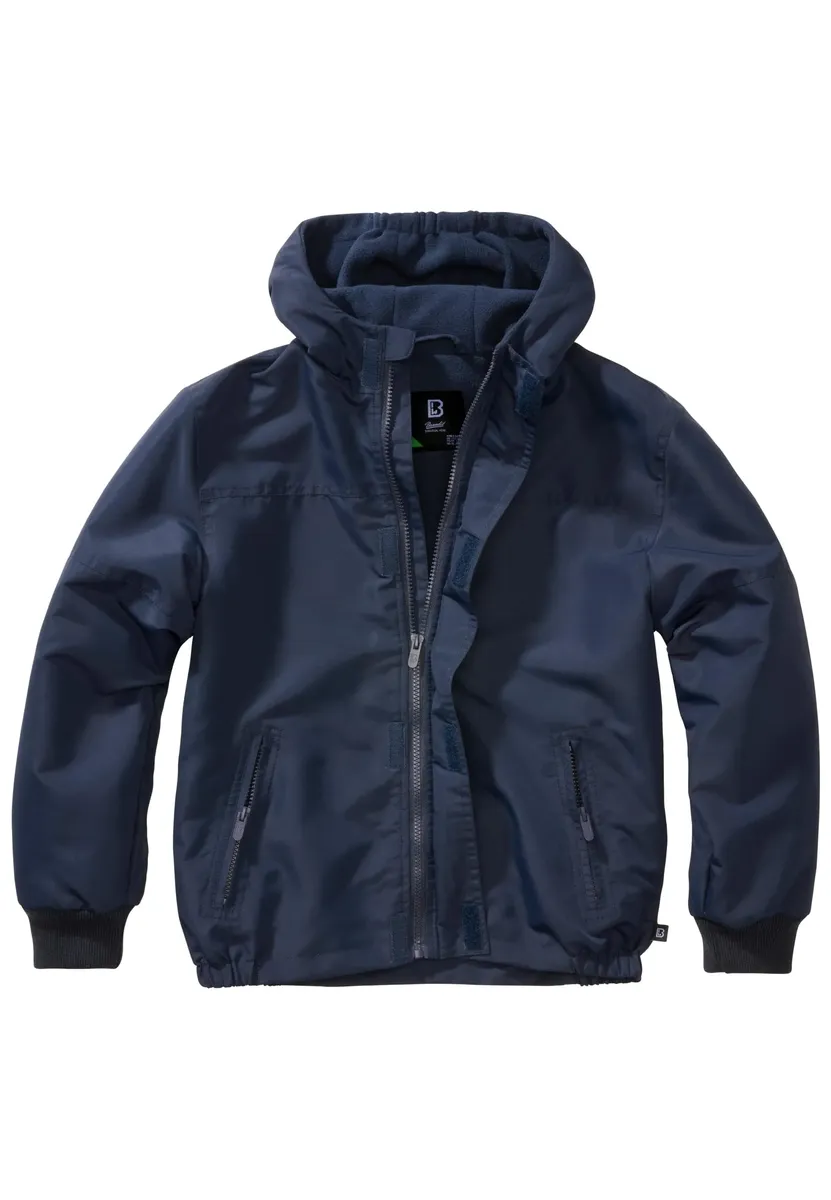 

Всепогодная куртка Brandit " Brandit Unisex Kids Windbreaker Frontzip" (1 шт.), с капюшоном, цвет морской волны
