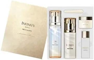 Набор косметики Prestige Infinity Luxurious Collection: лосьон 160 мл, эмульсия 120 мл, бальзам 40 г, молочко 50 мл