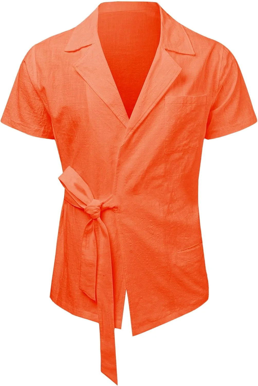 

Мужская гавайская летняя рубашка с коротким рукавом и карманом DGHM-JLMY