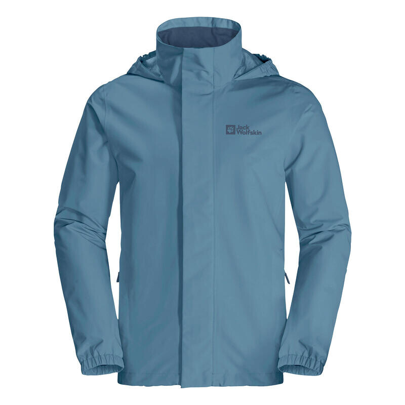 

Мужской походный дождевик Jack Wolfskin, светло-синий