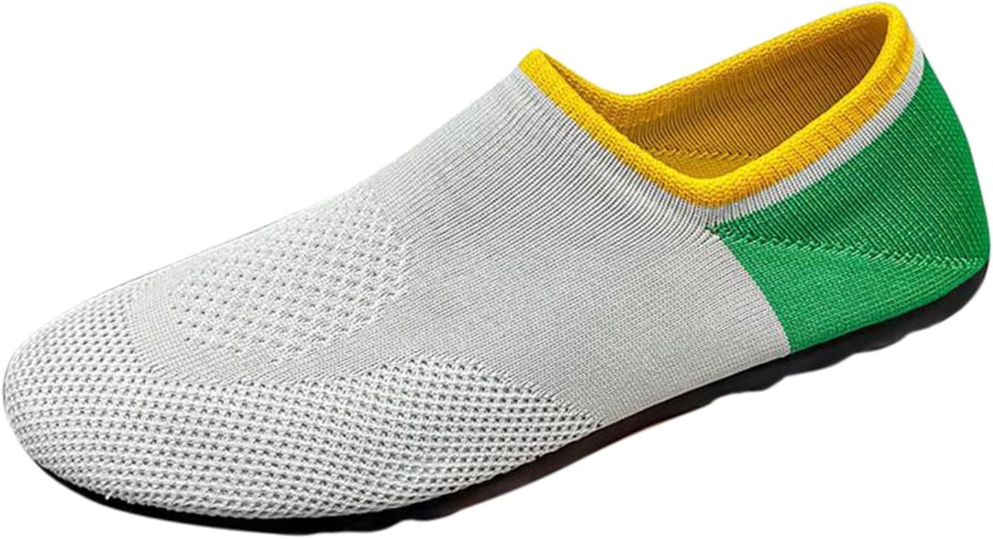 

Женские кроссовки, дышащие сетчатые кроссовки, повседневные легкие теннисные тренировочные кроссовки, противоскользящие ходовые туфли Generic, зеленый