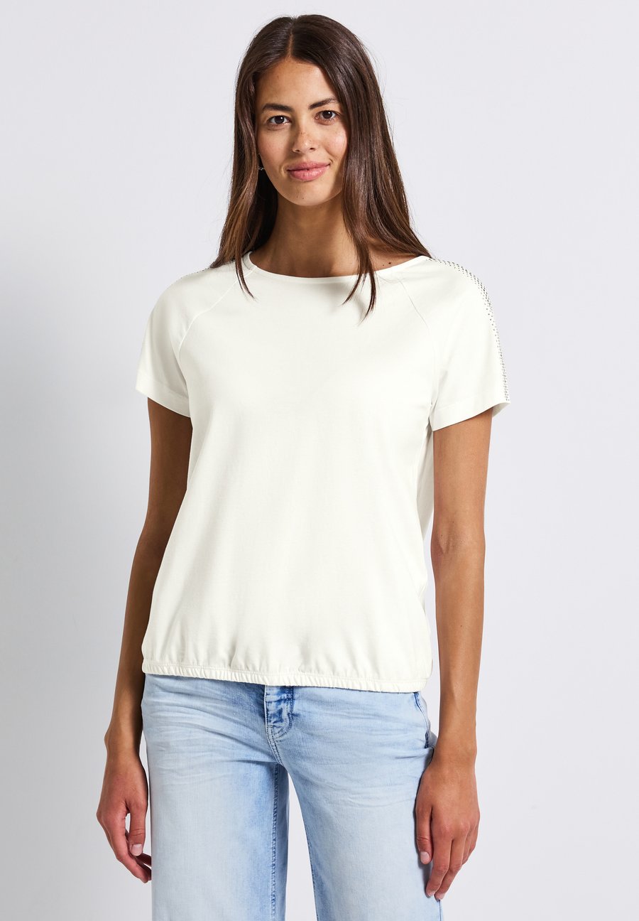 

Футболка Street One MIT SCHULTERDETAIL, Weiß/Off-White, Белый, Футболка Street One MIT SCHULTERDETAIL, Weiß/Off-White