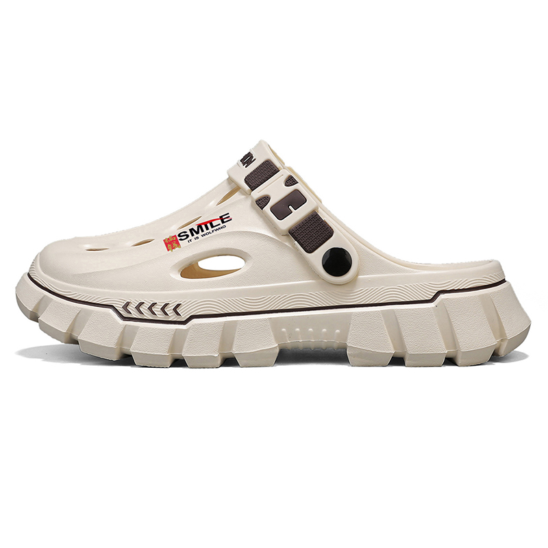 

NANJIREN Клоги мужские бежево-коричневые, цвет Beige Brown