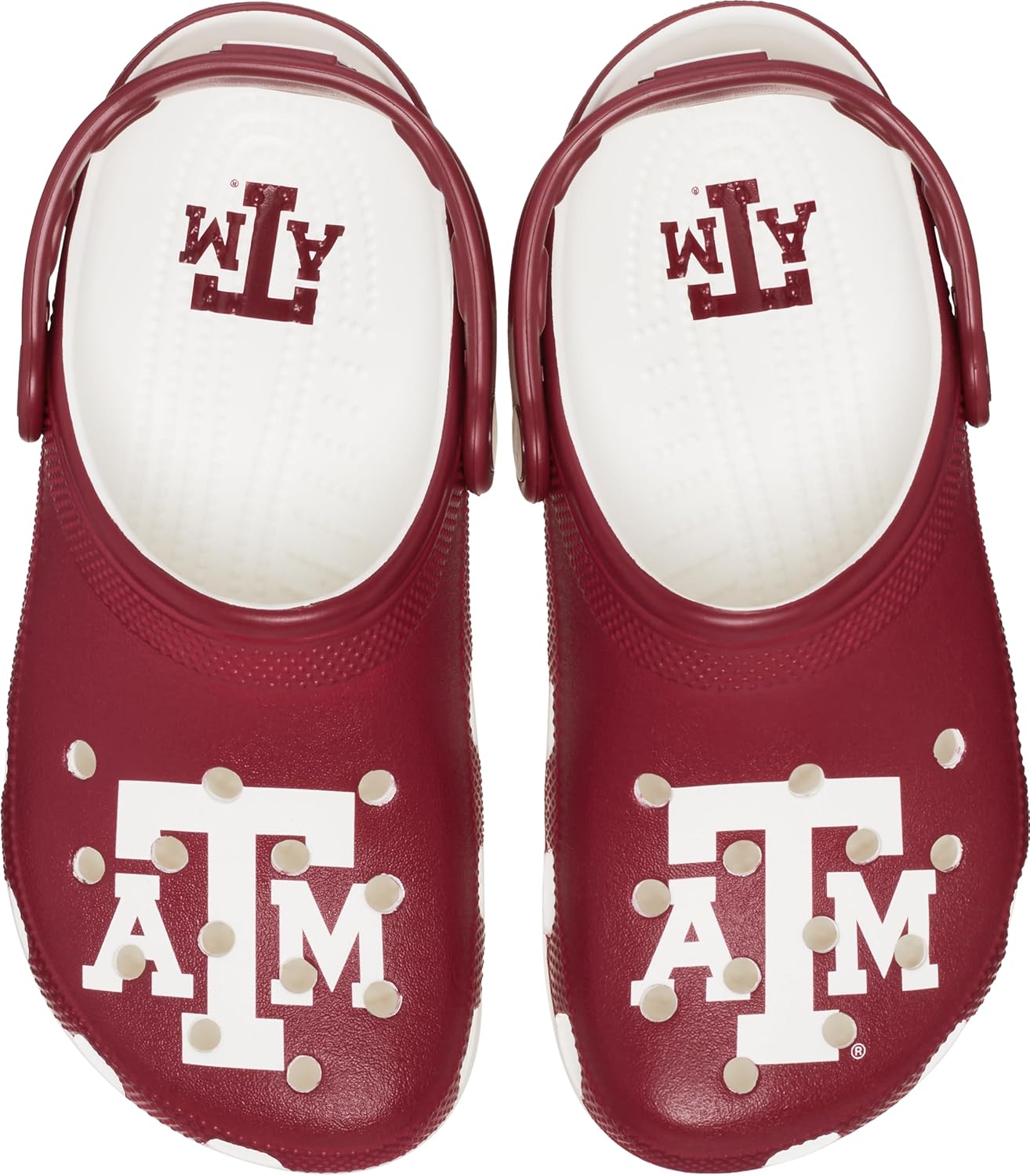 Кроксы унисекс для взрослых Classic Collegiate, подарки Clemson, Clemson Tigers, подарки для футбола Crocs, Texas A&m — фото 4