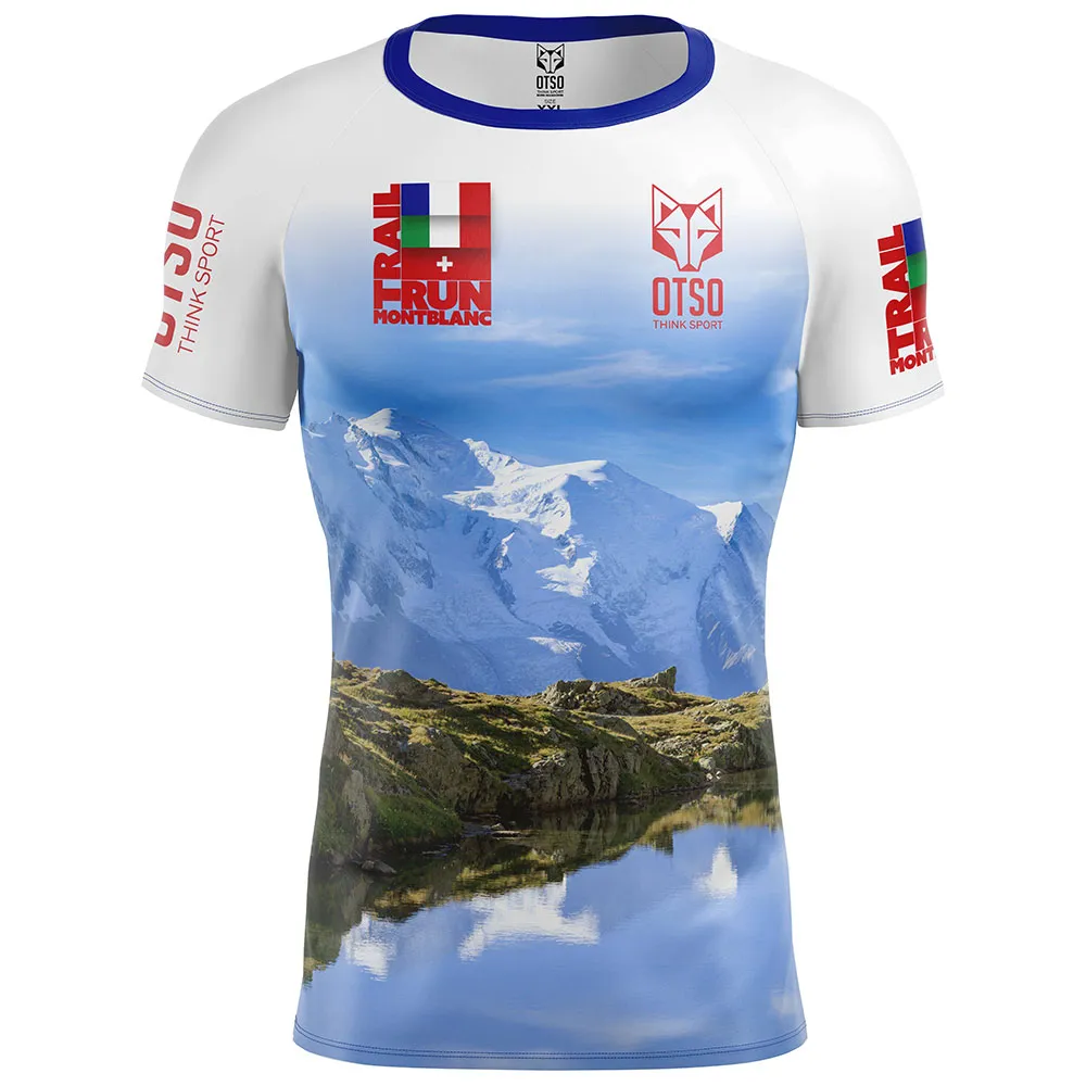 

Футболка Otso Trail Run Montblanc 2024, синий