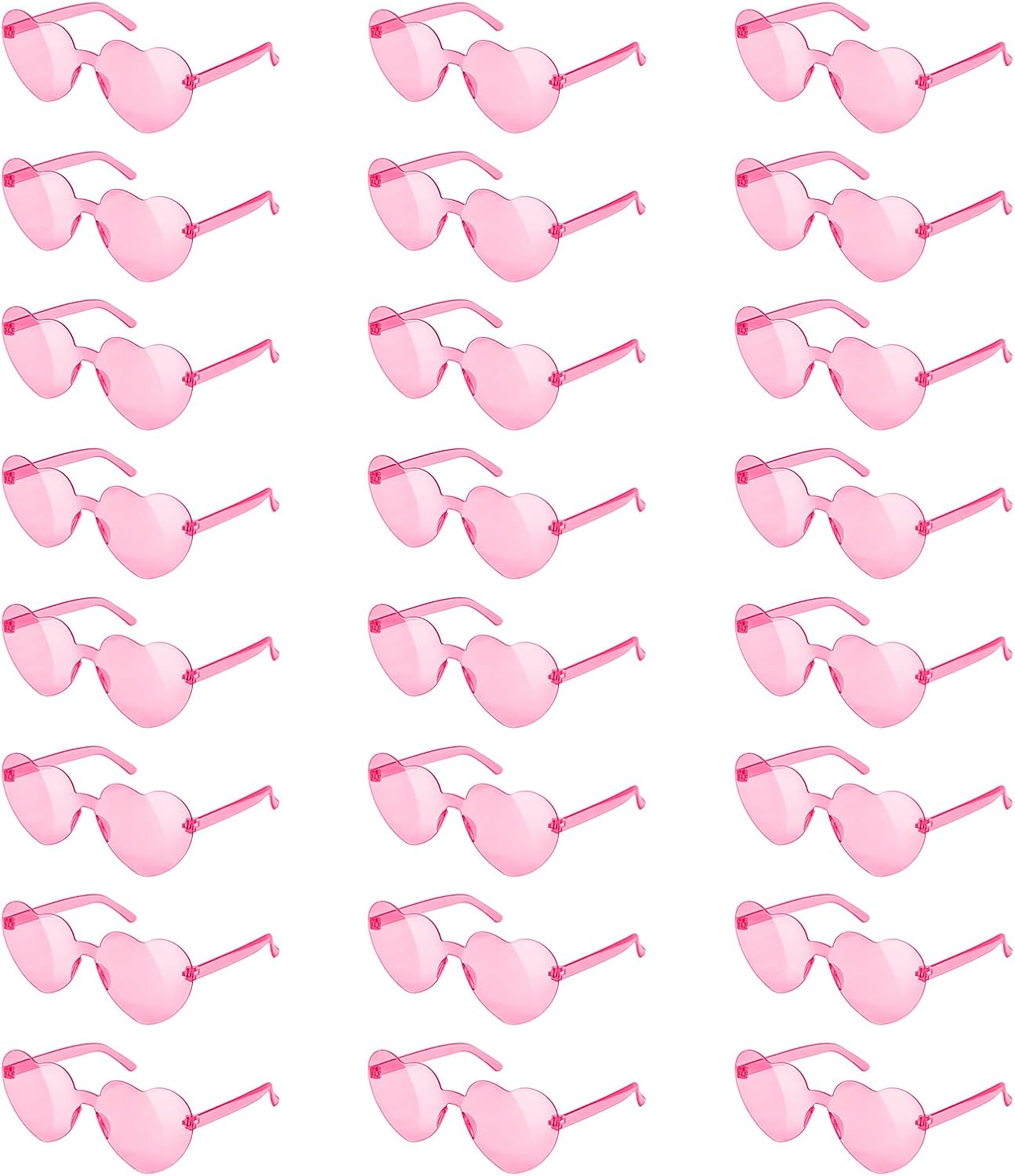 

Набор из 24 очков ко Дню святого Валентина, солнцезащитные очки в форме сердца, розовые очки в форме сердца для Дня святого Валентина, реквизита, свадебного декора, аксессуаров для вечеринки Cmaqpw, Pink