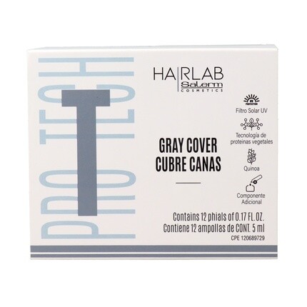 

Salerm Hairlab Grey Cover Cubre Canas 5 мл — упаковка из 12 шт.