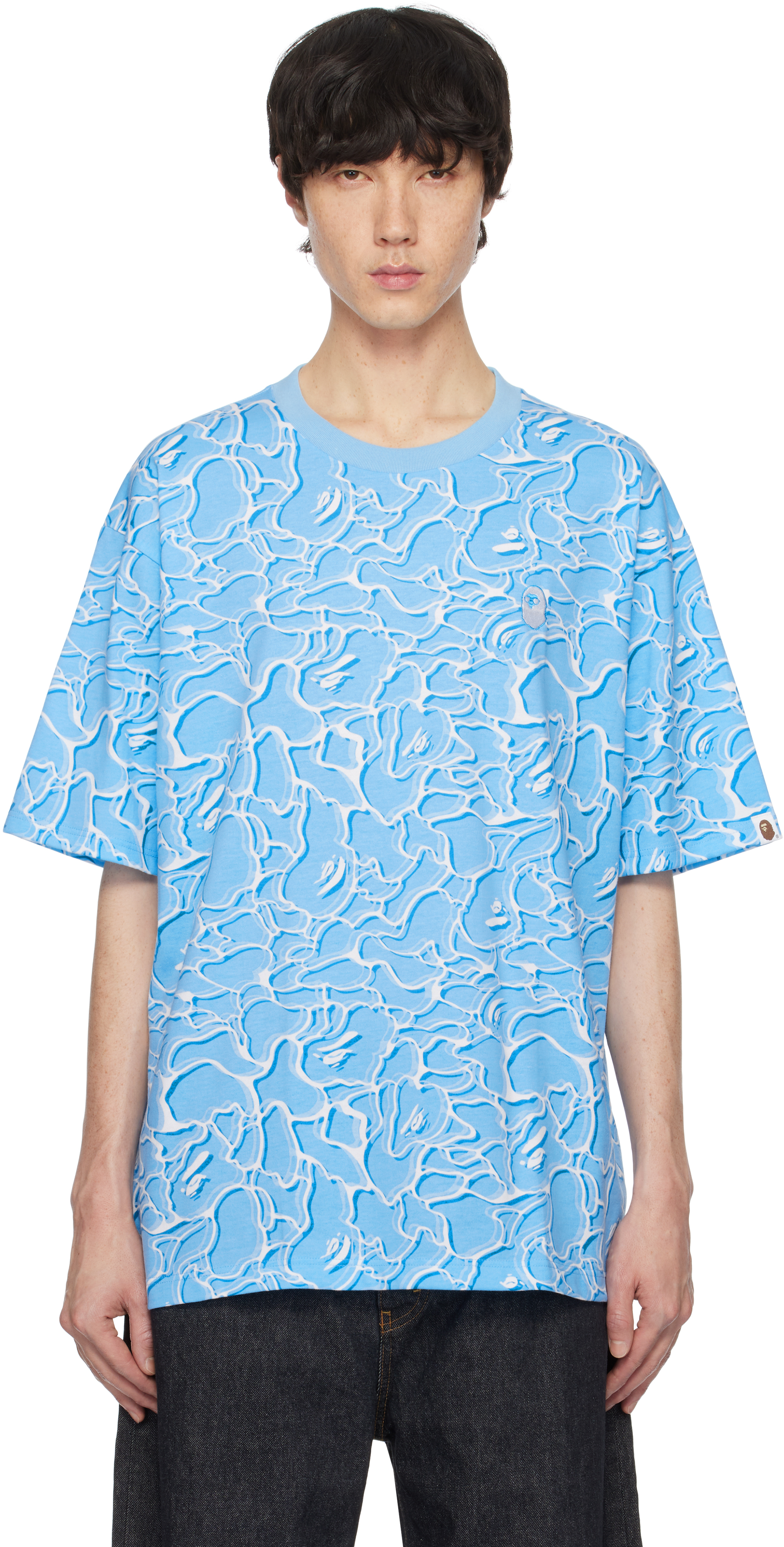 

Футболка свободного кроя ABC ea urface Camo BAPE