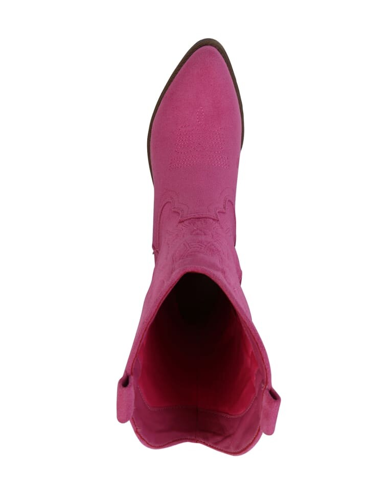 Сапоги VAN HILL Cowboy Emily, цвет fuchsia velours — фото 4