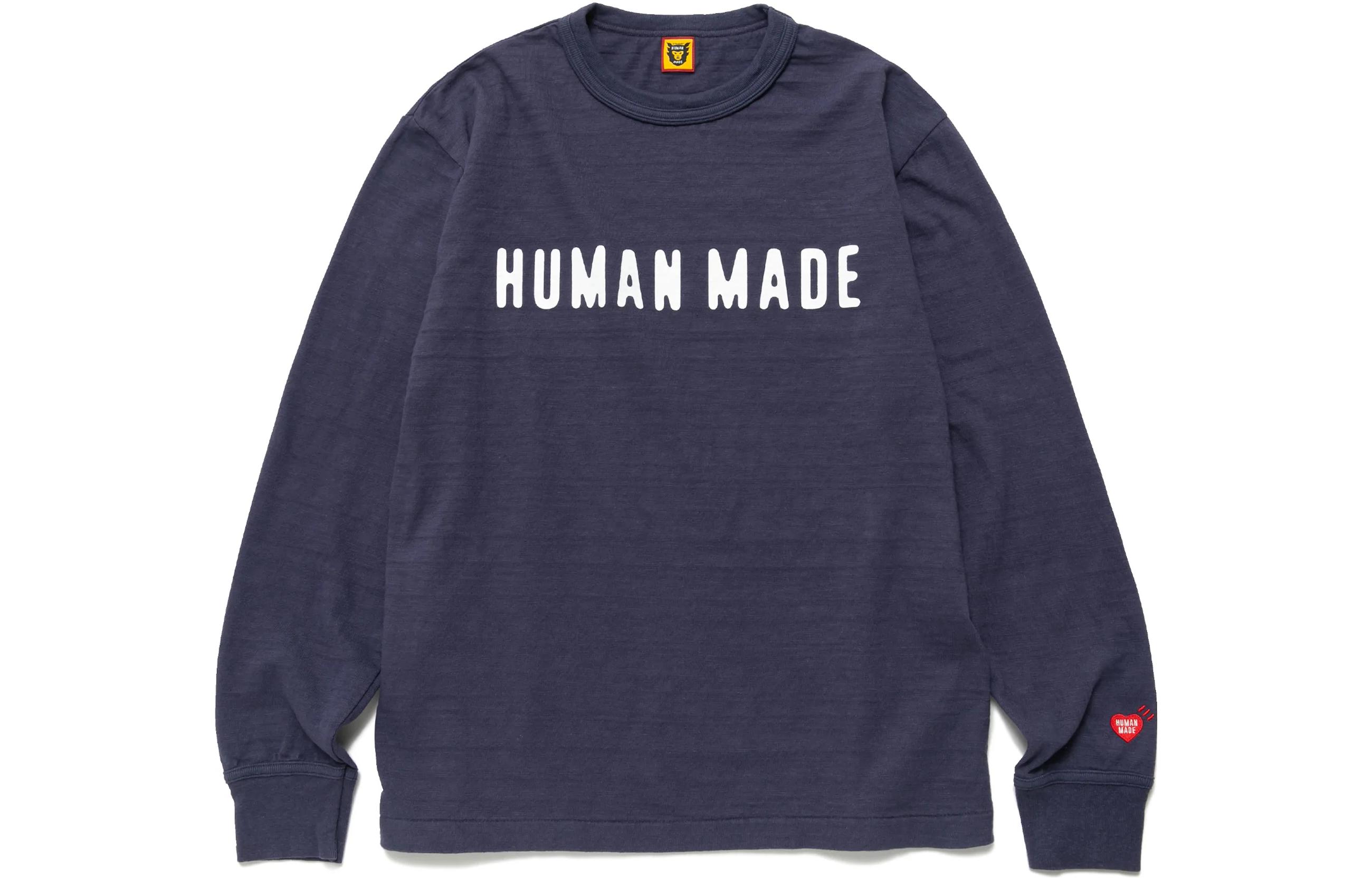 

Классическая футболка с длинным рукавом HUMAN MADE, синий